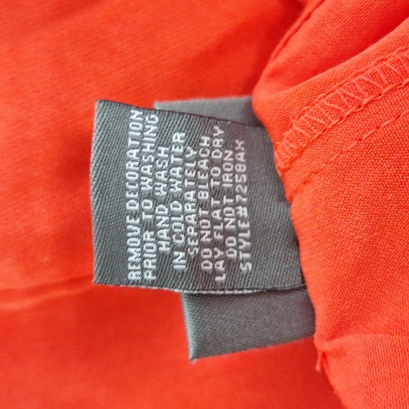 Dots Red Romantic Coquette Kimono Sleeve Cold Shoulder Pullover Blouse Size 3X - Picture 11 of 12